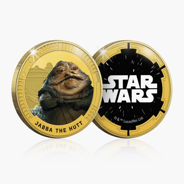 Jabba The Hutt Gold - Plated Commemorative Sale