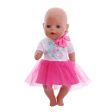 Doll Clothes 15 Styles T-Shirt+Skirt Pants Unicorn Dress Fit 18 Inch American Doll&43 Cm Baby Doll For Our Generation Girl`s Toy Online Hot Sale