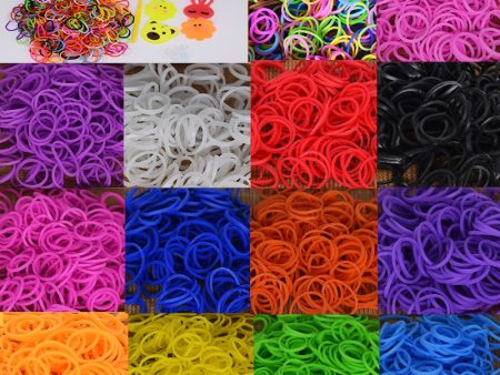 Diy toys rubber bands bracelet for kids or hair rubber loom bands refill rubber band make woven bracelet DIY Christmas 2019 Gift on Sale